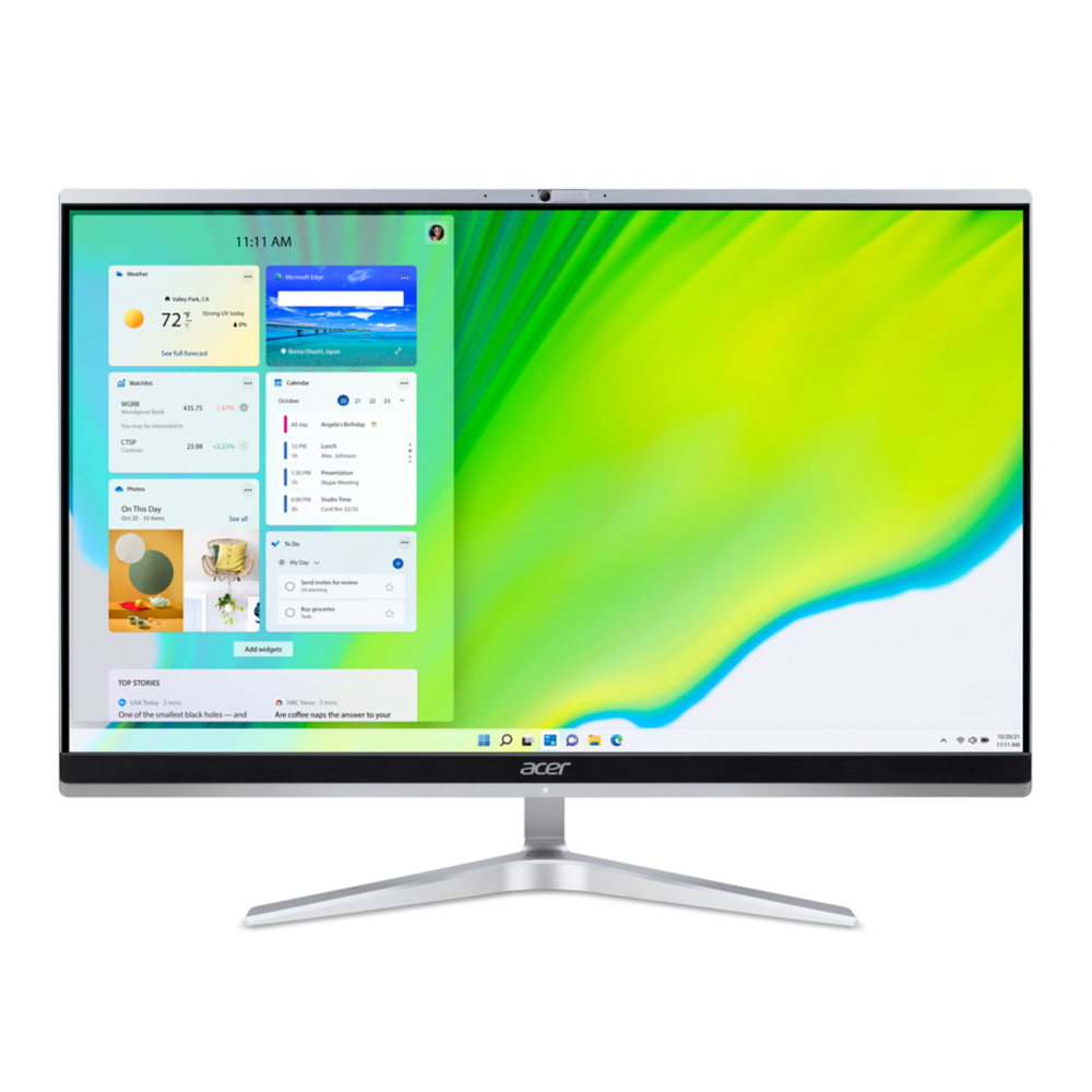 Acer Aspire C24-1650 23.8" All In One Computer Silver