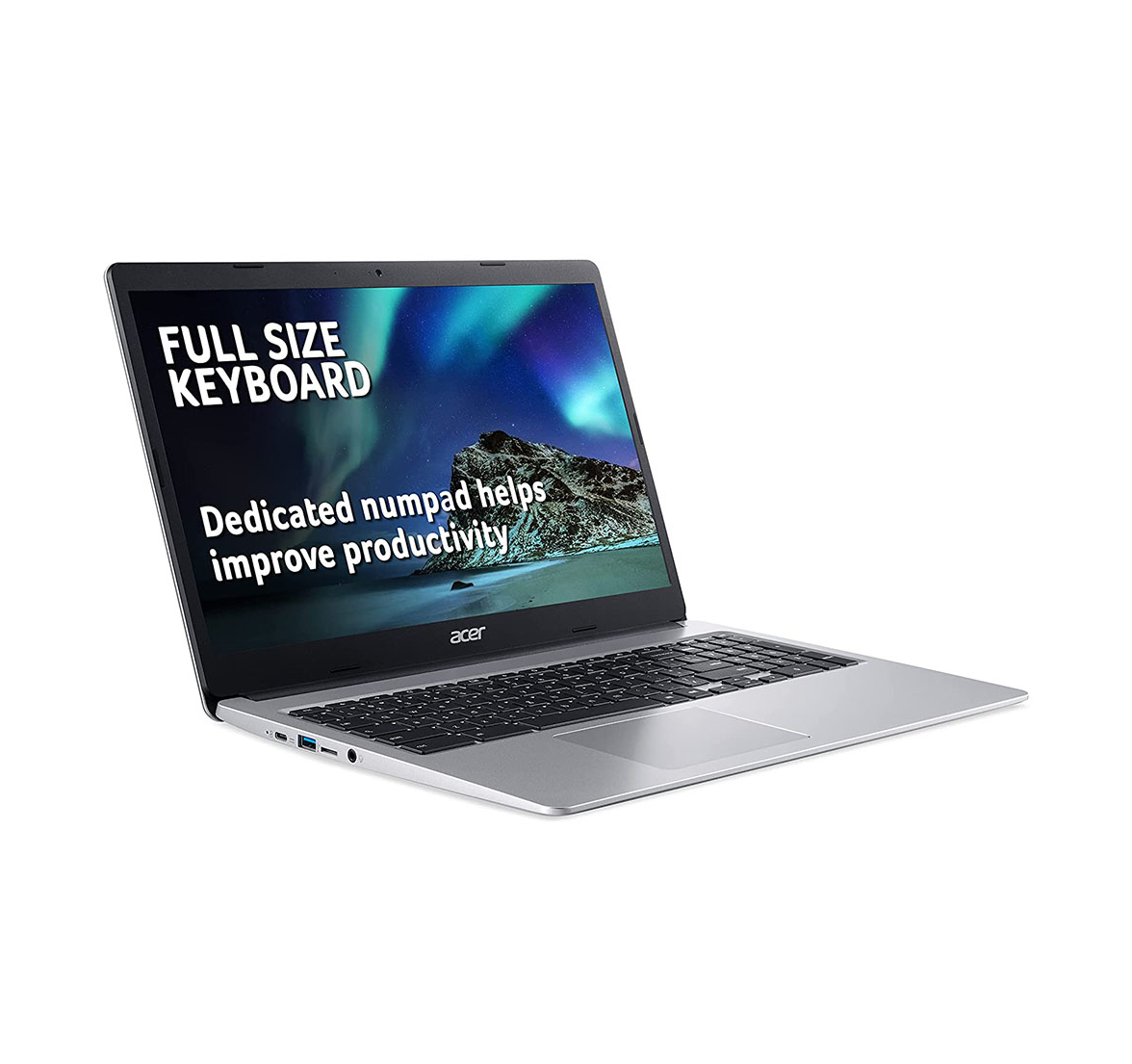 Acer CB315 15.6" Chromebook Silver / N4500 / 8GB RAM / 128GB eMMc