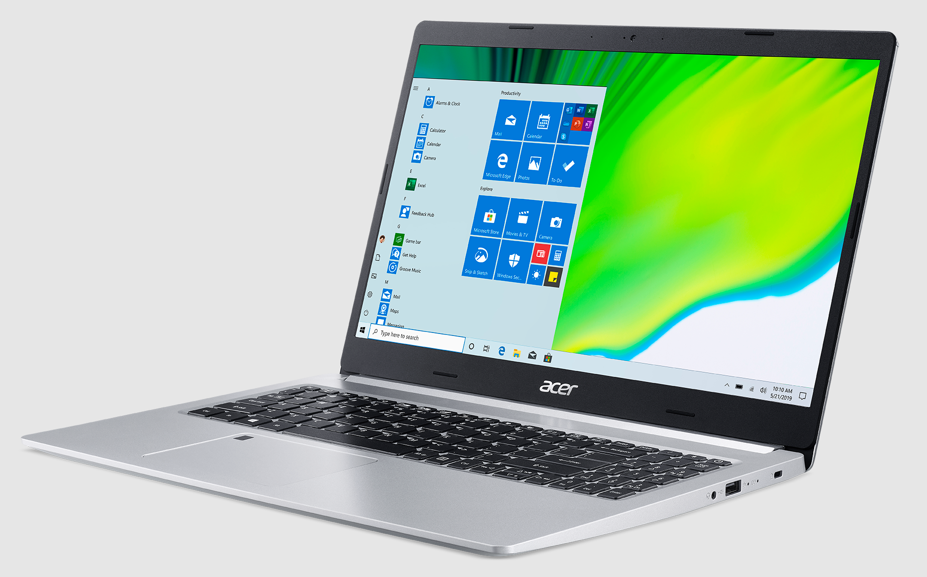 Acer Aspire 5 A515-44 15.6" Notebook Silver / Ryzen 5 / 8GB RAM / 1TB SSD